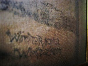 Chris Jansen - Grote 1952 Gem.Techniek "Winter te Westzaan" van jong gestorven Zaanse schilder kopen? Bied vanaf 30!