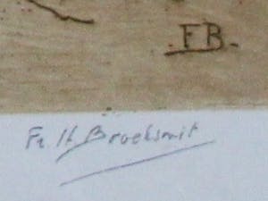 Frederika Broeksmit - Ets/Aquatint: Vuurtoren en vissersboot te Katwijk kopen? Bied vanaf 50!