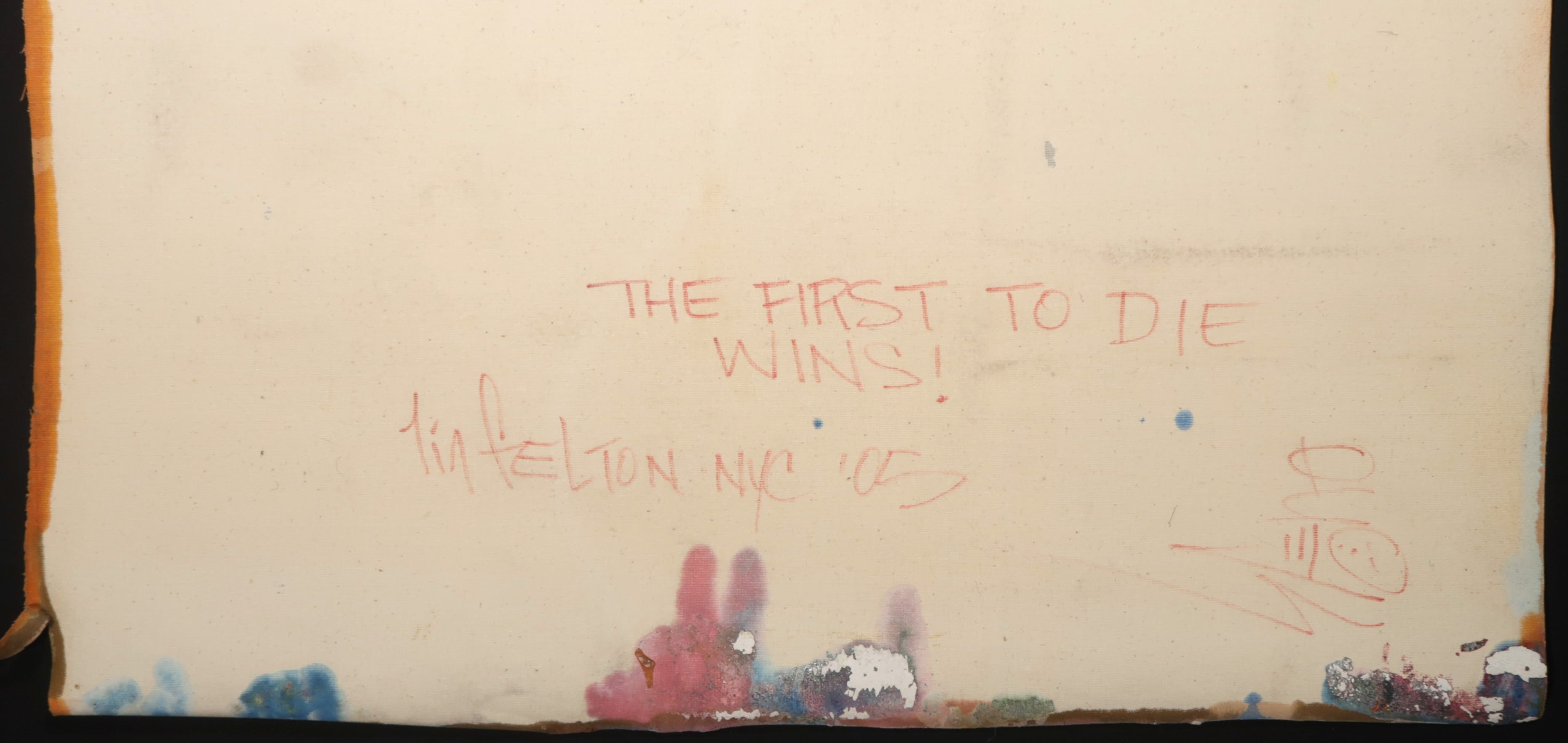 Lin Felton - Spuitbus op doek, The first to die wins kopen? Bied vanaf 400!