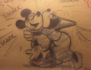 Niet of onleesbaar gesigneerd - Mickey en Minnie Mouse 39/3 - Smack, smack kopen? Bied vanaf 1!