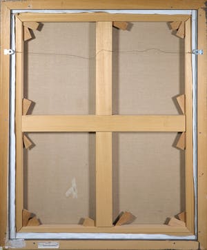 Arty Grimm - Olieverf op doek, Zonder titel - Ingelijst (Groot) kopen? Bied vanaf 1!