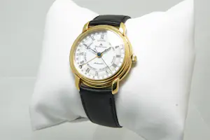 14-   Klassiek Maurice Lacroix "Masterpiece"  5 hands full calendar polshorloge kopen? Bied vanaf 120!