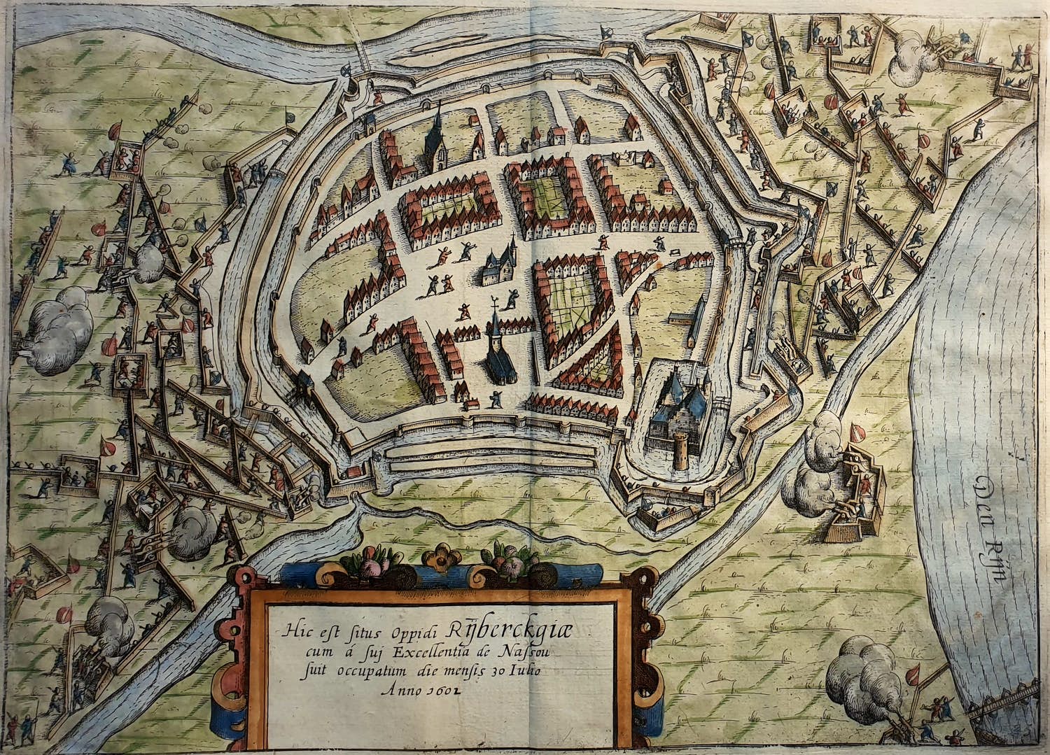 Ludovico Guicciardini - Duitsland Rheinberg Originele Gravure Janssonius 1625 kopen? Bied vanaf 35!