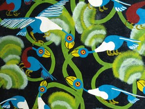 Niet of onleesbaar gesigneerd - Acrylverf op doek , “Vogels in de Boom” – 77 x 64 cm kopen? Bied vanaf 1!