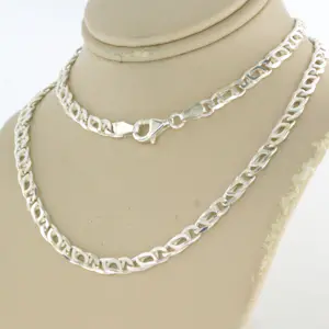 Zilveren collier – 60 cm lang - 11.4 gram kopen? Bied vanaf 85!