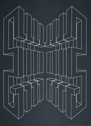 Harry Karssen - Lot van twee zeefdrukken, Z.t. Abstractie kopen? Bied vanaf 1!