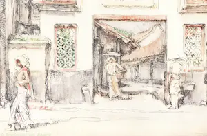 Willem Gerard Hofker - 2 Litho's uit het oude Indië kopen? Bied vanaf 25!