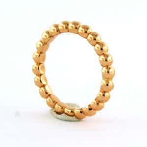 18k rosé gouden ring - ringmaat 15.25(48) verkocht voor € 180!