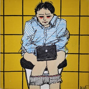 Anke Peddemors - kunst voor in het kleinste kamertje m27 kopen? Bied vanaf 15!