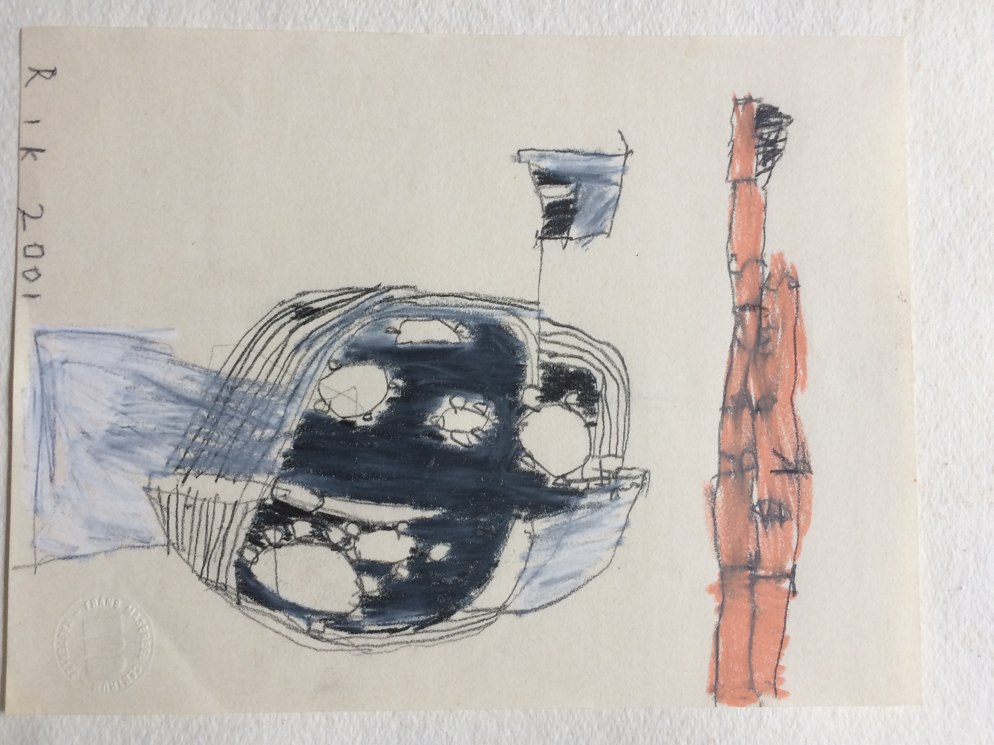 Rik van Iersel - zonder titel verkocht voor € 120!