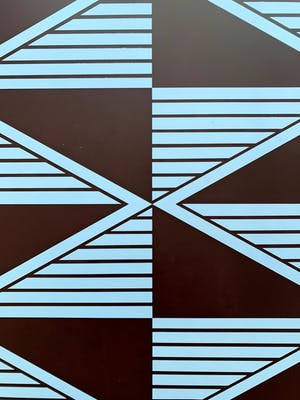 Gijs Winkelman - geometrische abstracte zeefdruk - 1974 (Zeer kleine oplage) kopen? Bied vanaf 1!