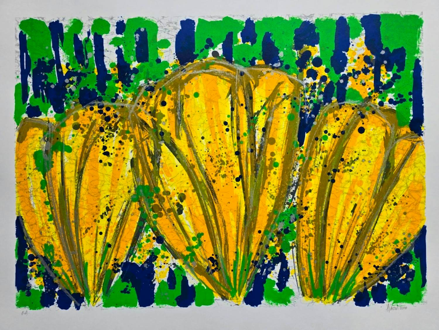 Ad van Hassel - Krokussen - 2000 - EA - groot kopen? Bied vanaf 60!