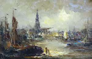 Jan Bevort - de haven verkocht voor € 125!