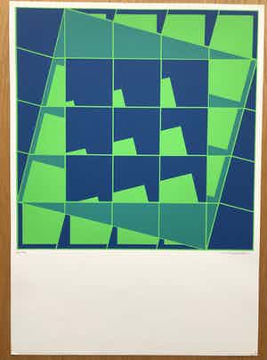 Guido Zanoletti - Gesigneerde zeefdruk - 1974 - 144/150 - Zelden aangeboden! verkocht voor € 95!