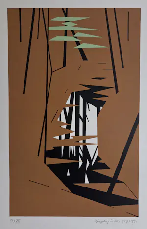 Hendrik Valk - Spiegeling in bos. kopen? Bied vanaf 129!