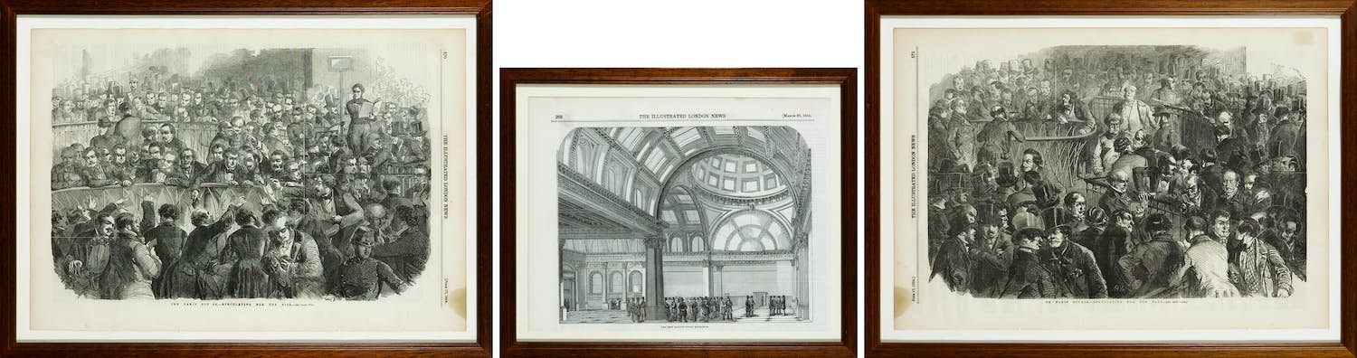 Niet of onleesbaar gesigneerd - Lot van drie prenten uit The Illustrated London News kopen? Bied vanaf 1!