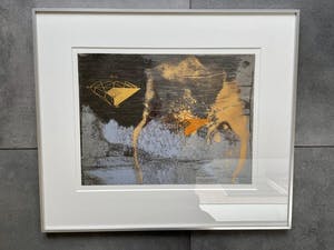 Mirjam Burer - Zeefdruk - Wind (Zonder titel) - Ingelijst - Nr. 12 kopen? Bied vanaf 40!