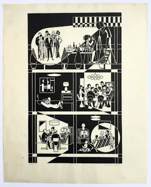 Gerd Arntz - Television - Kijkgenot - 1967/1986 kopen? Bied vanaf 250!
