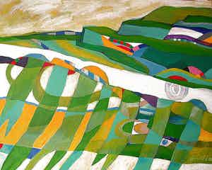 Peter Nieuwendijk - on the road to Singaraja (Bali landscape) verkocht voor € 310!