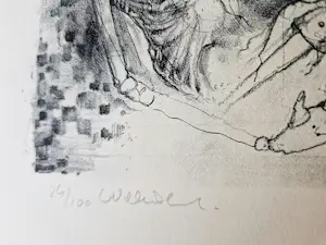 Dirkje Kuik - Grote gedetailleerde Litho "Pinocchio" - bep. oplage (100) - potloodgesigneerd kopen? Bied vanaf 39!