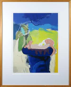 Henk van Vessem - Zeefdruk, Greece Suite II - Ingelijst verkocht voor € 40!