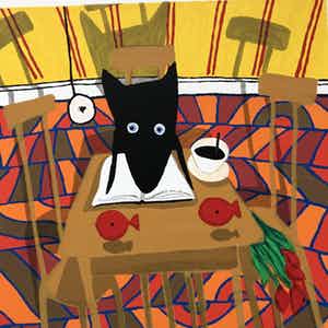 Peter Bastiaanssen - Dog, fish, tulips and coffee verkocht voor € 90!