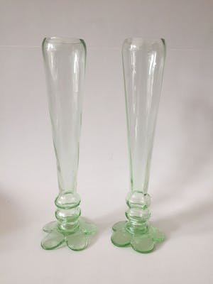 Borek Sipek - nu afgeprijsd : Groene design glazen (2) kopen? Bied vanaf 49!