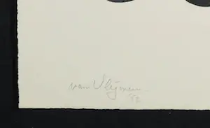 Koos van Vlijmen - Litho, Zonder titel kopen? Bied vanaf 1!