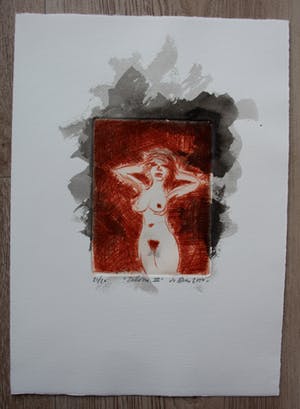 Jan de Beus - handgekleurde ets : Salome III - 2000 kopen? Bied vanaf 55!