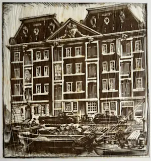 Rein Snapper - Twee houtsneden kopen? Bied vanaf 10!