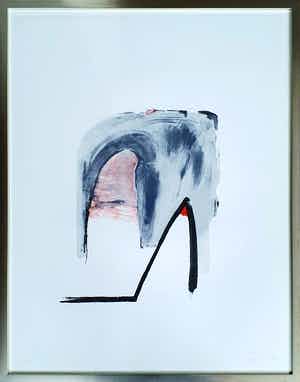 Jon Marten - Litho - Ingelijst verkocht voor € 55!