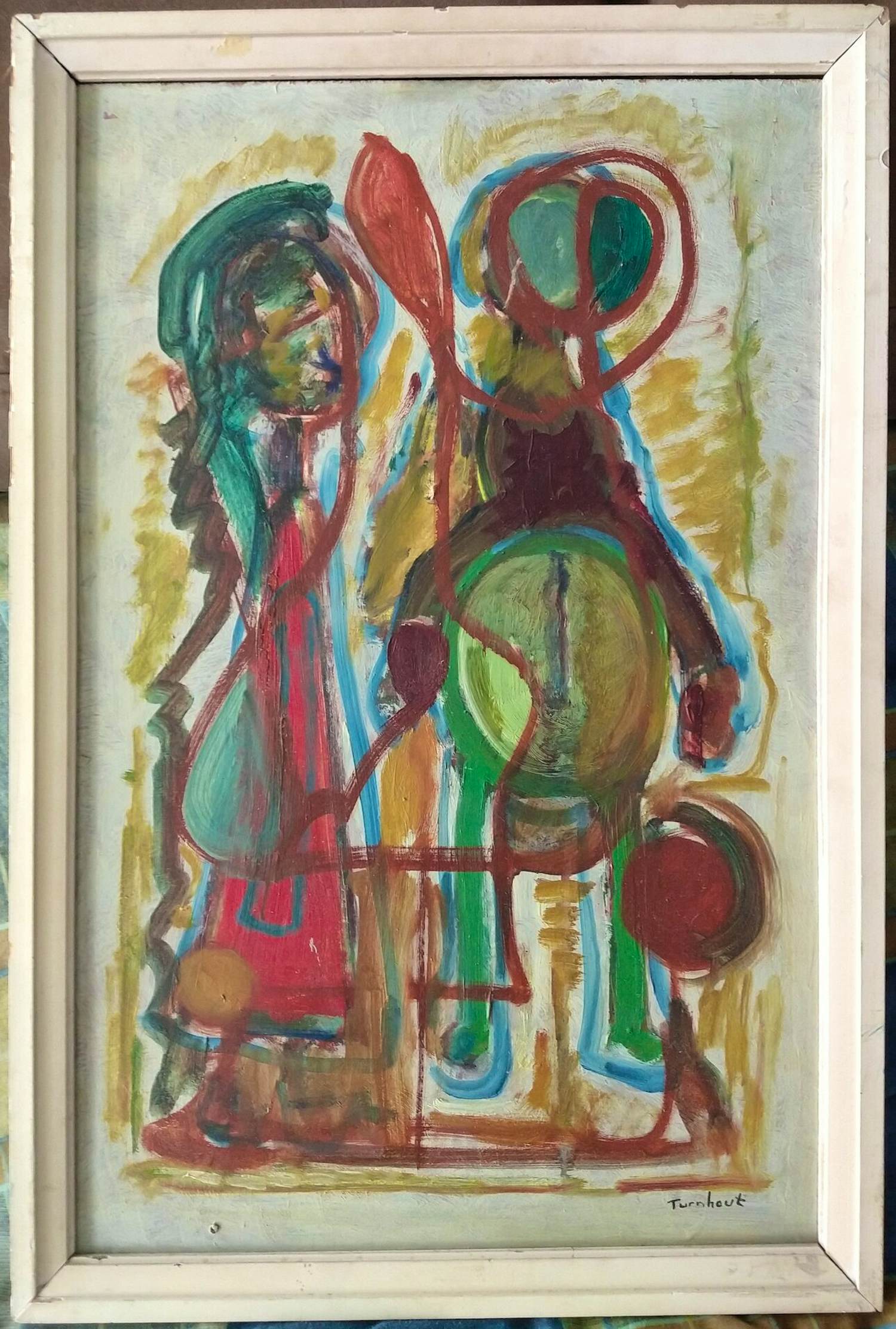 Buy Jef van Turnhout - Drie figuren (moeder, vader en kind)? Bid from 120!