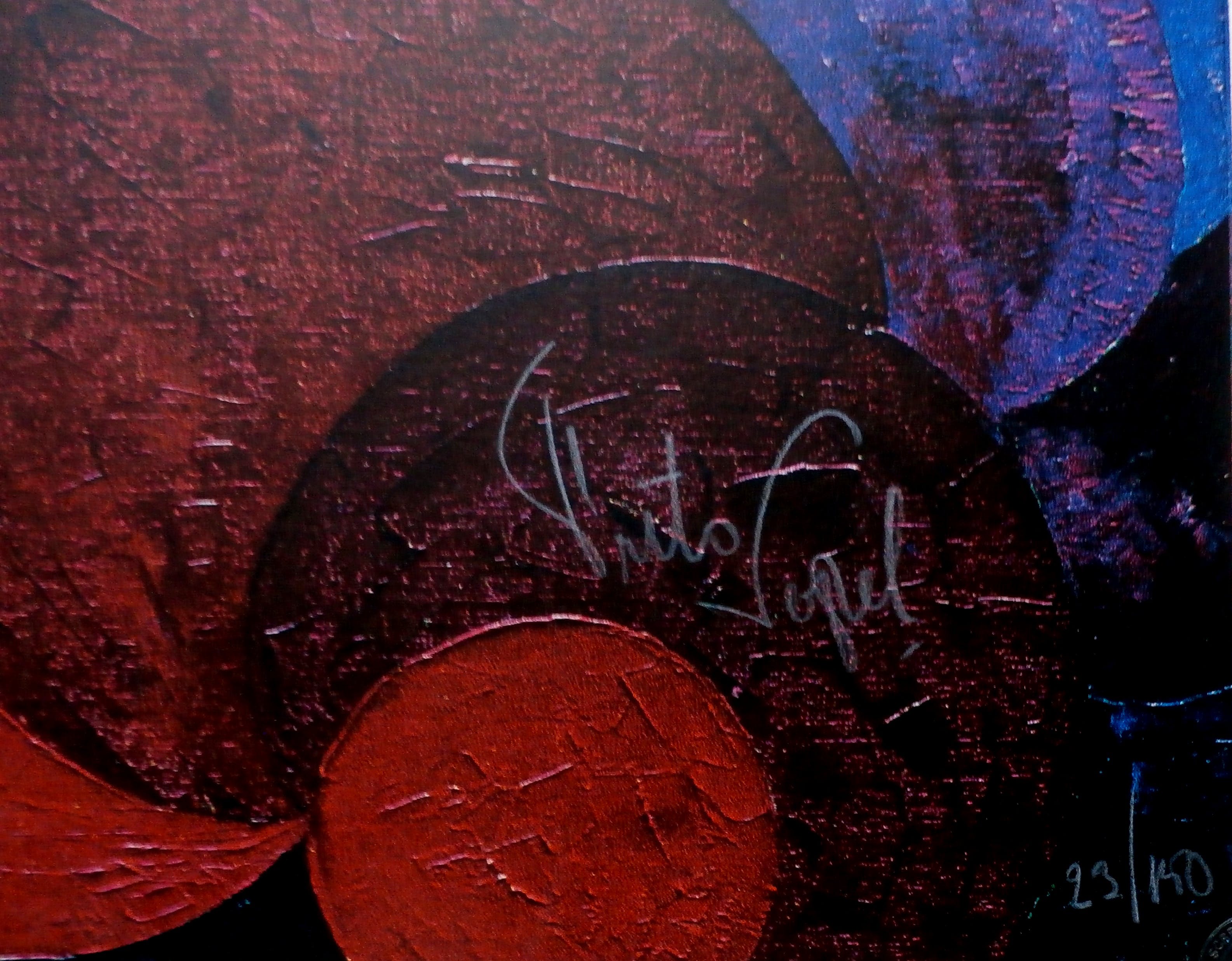 Frits Vogel - Zeefdruk: geometrische compositie kopen? Bied vanaf 40!