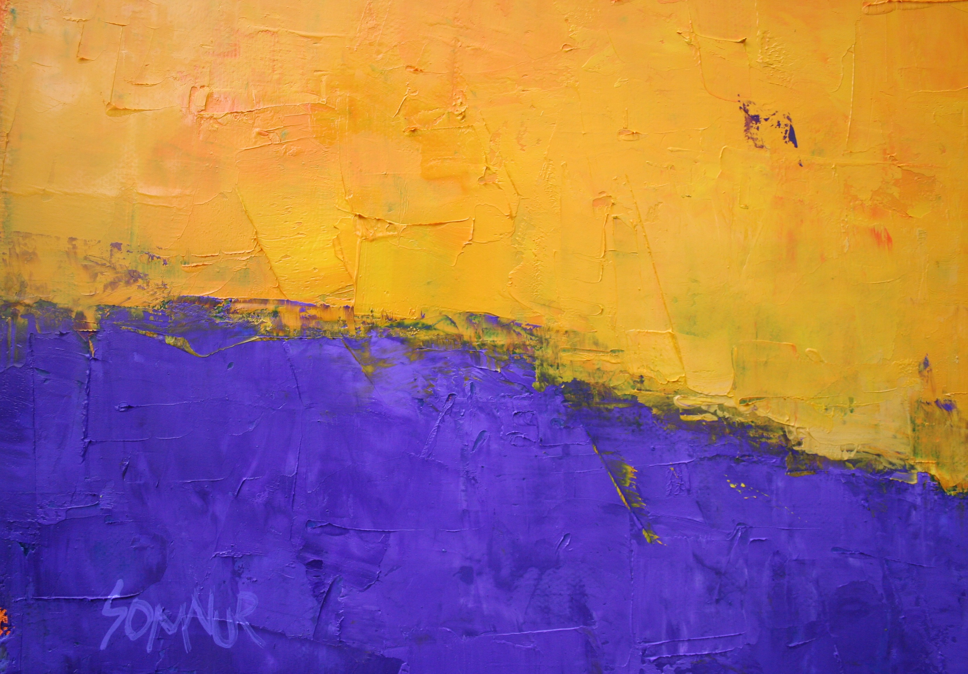 Somnur van der Kraan - Purple sea  kopen? Bied vanaf 30!