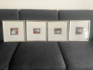 Hans Innemee - Schitterend vierluik verkocht voor € 225!