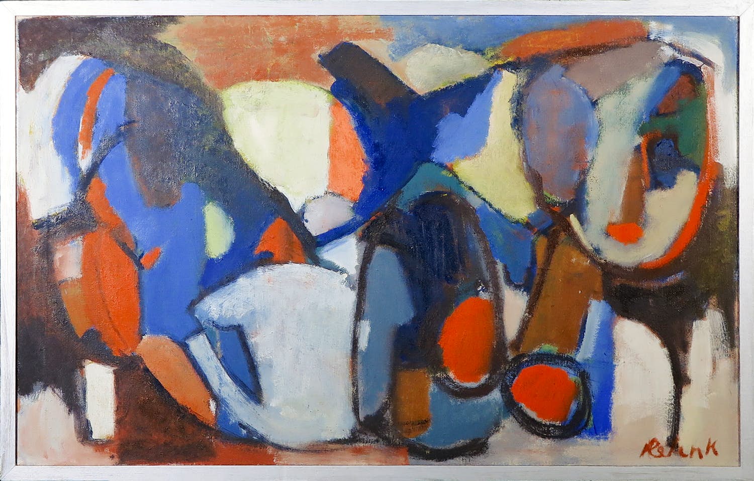 Niet of onleesbaar gesigneerd - Olieverf op doek, Erotica - Ingelijst kopen? Bied vanaf 1!