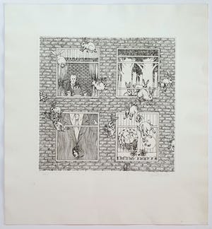 Joost Roelofsz - Konijnen, Ets kopen? Bied vanaf 55!