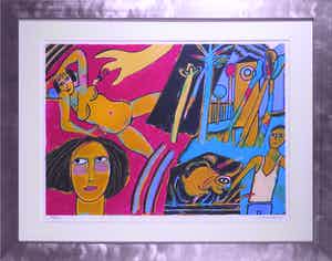 Corneille - Litho, Zonder titel - Ingelijst verkocht voor € 200!