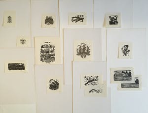 Thijs Mauve - 57 hout en kopergravures, incl. 2 dubbele kopen? Bied vanaf 35!