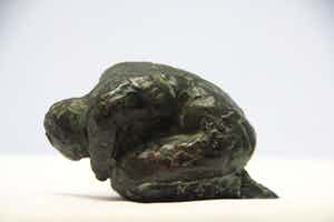 Brons (Onbekend) - In één gedoken. verkocht voor € 65!