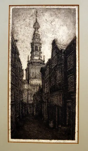 Niet of onleesbaar gesigneerd - Stadsgezicht kopen? Bied vanaf 1!