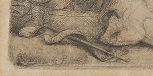 Rembrandt van Rijn - De kaartspeler + De onthoofding van Johannes de Doper kopen? Bied vanaf 1!