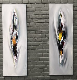 Gena - Abstract Twee Luik kopen? Bied vanaf 200!