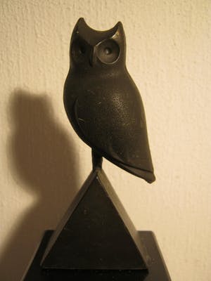 Brons (Onbekend) - Sculptuur van een uiltje kopen? Bied vanaf 40!