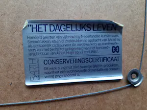 Sjoerd Bakker - Ets, Het dagelijks leven kopen? Bied vanaf 40!