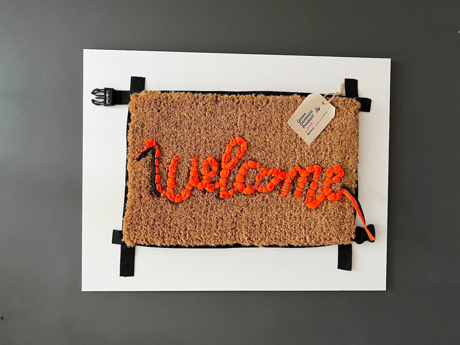 Banksy - Welcome mat verkocht voor € 1450!