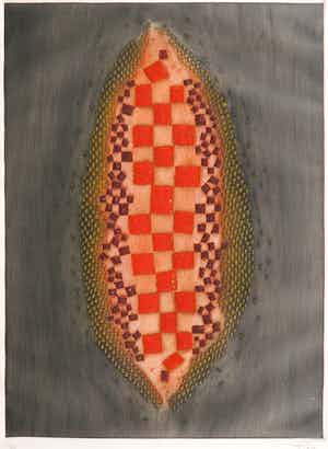 Arthur Luiz Piza - Ets met reliëfgravure, Espace de dedous verkocht voor € 1!