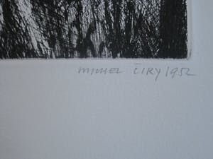 Michel Ciry - Mythologische kleine oplage (60 ex) droge naald Ets "Eurydice" gesigneerd kopen? Bied vanaf 37!