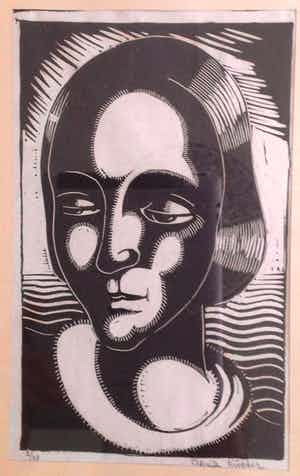 Eugene Lucker - b2447, portret van een dame verkocht voor € 50!