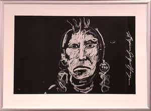 Espen Hagen - Silver chief on black | Groot verkocht voor € 90!